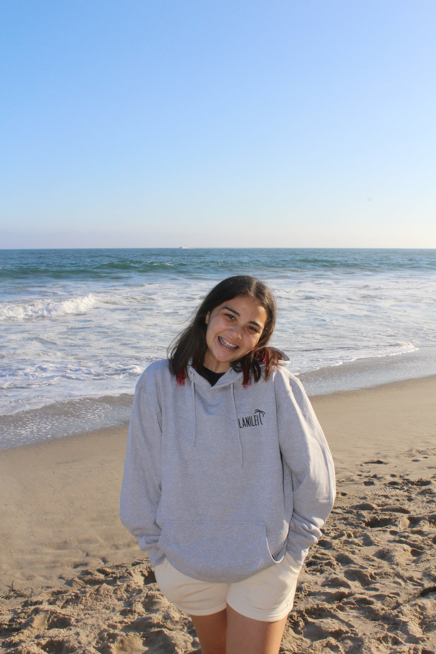 Lanilei Heather Grey Hoodie