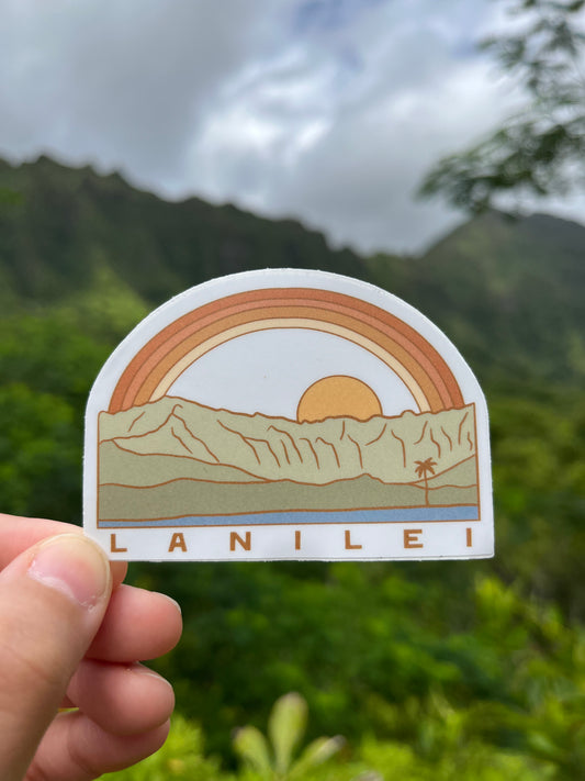 Koʻolau Mountain Range Sticker