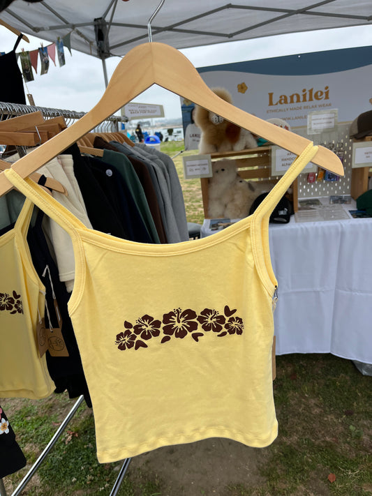 Hibiscus Baby Rib Tank