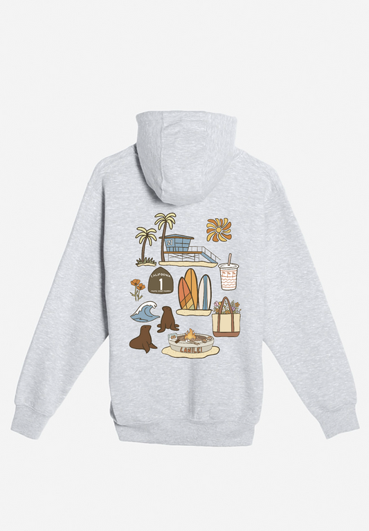 Coastal California Zip-Up Hoodie